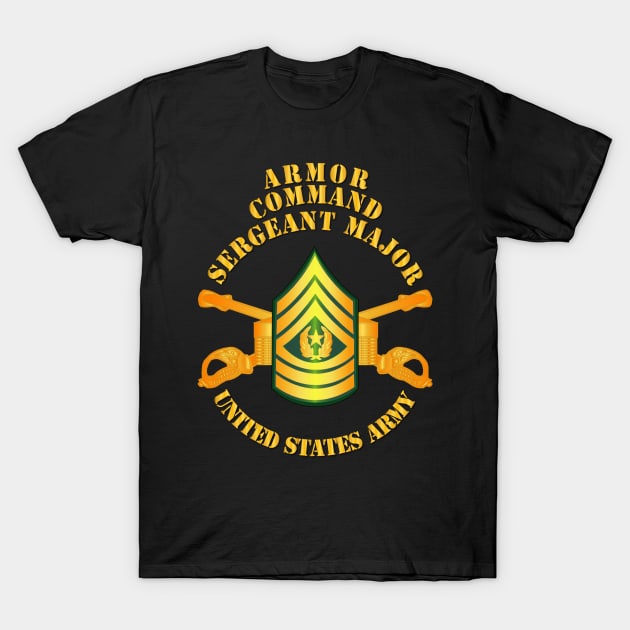 Armor - Enlisted - Command Sergeant Major - CSM T-Shirt by twix123844